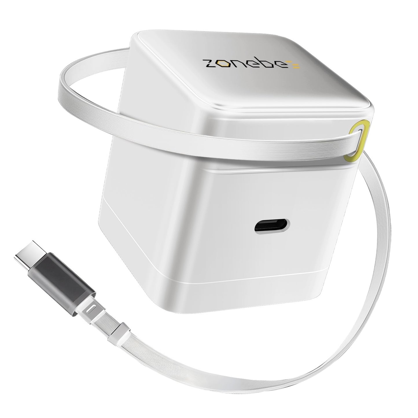 65W Ultra-fast Charger with Retractable Cable