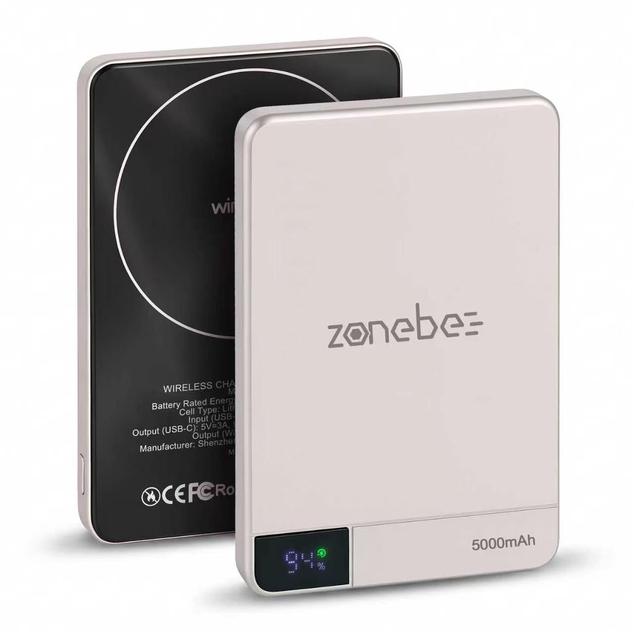 5000mAh Magnetic Fast Power Bank with USB-C Port