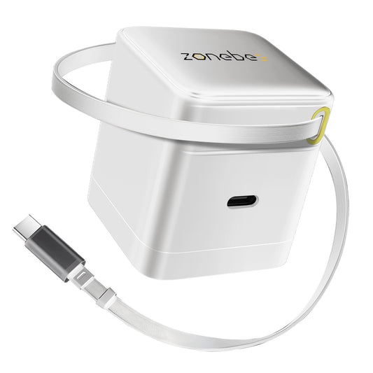 65W Ultra-fast Charger with Retractable Cable